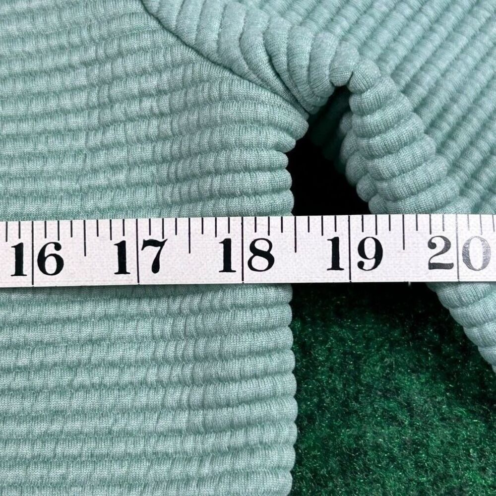 Killtec Womens Size 10 Ribbed Full-Zip Jacket Mint Green Mock Neck - Picture 6 of 10